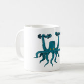 octopus uitwerken koffiemok (Voorkant links)