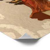 Octopus Umbrella Poster 20 x 16 inch (Hoek)