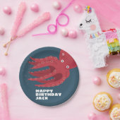 Octopus Undersea thema Verjaardag Papieren Bordje (Feest)