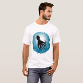 Octopus Underwater Aquatic Life T-shirt (Voorkant volledig)