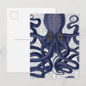 Octopus Up-Close Briefkaart (Voorkant / Achterkant)