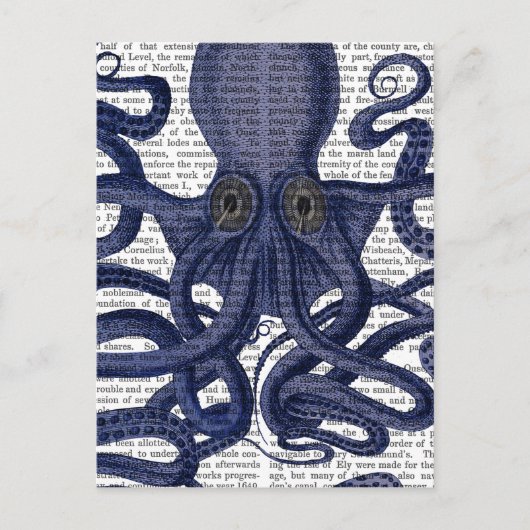 Octopus Up-Close Briefkaart (Voorkant)