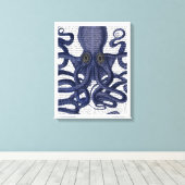 Octopus Up-Close Canvas Afdruk (Insitu (Houten vloer))