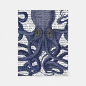 Octopus Up-Close Fleece Deken (Voorkant)