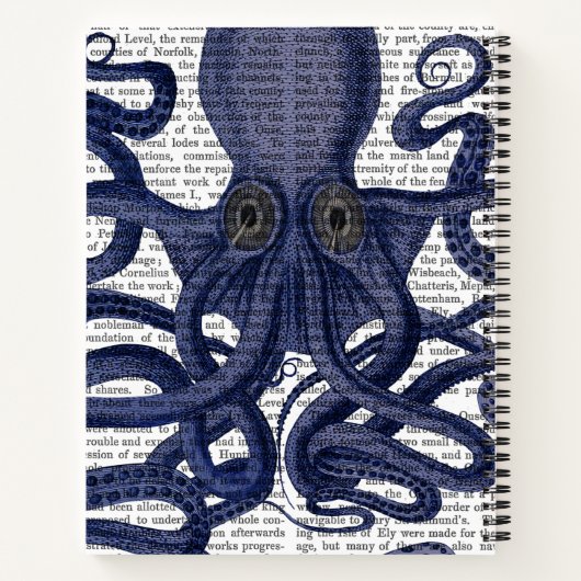 Octopus Up-Close Notitieboek (Achterkant)