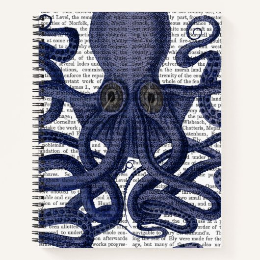 Octopus Up-Close Notitieboek (Voorkant)
