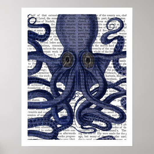 Octopus Up-Close Poster (Voorkant)