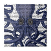 Octopus Up-Close Tegeltje (Voorkant)