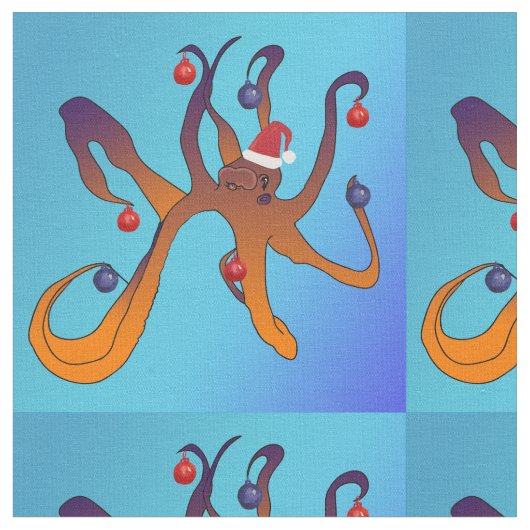 Octopus vakantieontwerp stof (Close Up)