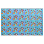 Octopus vakantieontwerp stof (Fat Quarter)