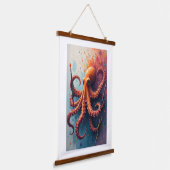 Octopus van creativiteit hangend wandkleed (Gebogen)