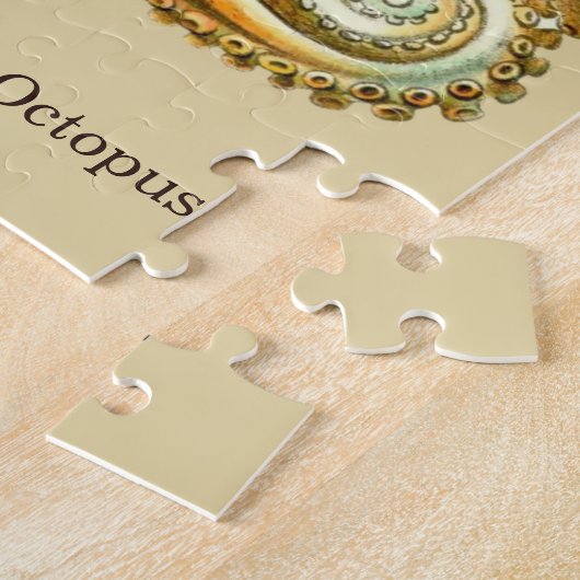 Octopus van Ernst Haeckel  Ocean Life Legpuzzel (Zijkant)
