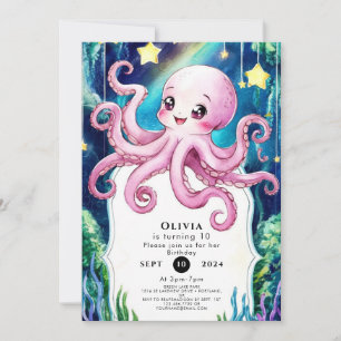 Octopus van magische Kinderen Kaart