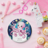 Octopus van magische Kinderen Papieren Bordje (Feest)