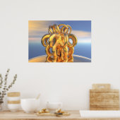Octopus (vanaf $12,80) poster (Keuken)
