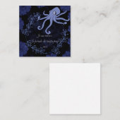 octopus vierkante visitekaartje (Voorkant / Achterkant)