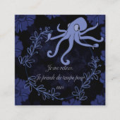 octopus vierkante visitekaartje (Voorkant)