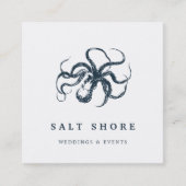 octopus vierkante visitekaartje (Voorkant)