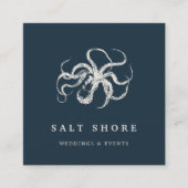  octopus vierkante visitekaartje (Voorkant)