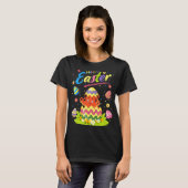 Octopus Vis Paasei Octopus Prettig Pasen T-shirt (Voorkant volledig)