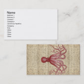 octopus visitekaartje (Voorkant / Achterkant)