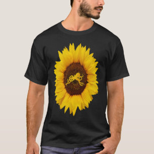 Octopus voor vrouwen Mannen Mollusk Animal Sunflow T-shirt