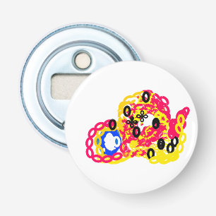 Octopus vreugde zomer spelen button flesopener