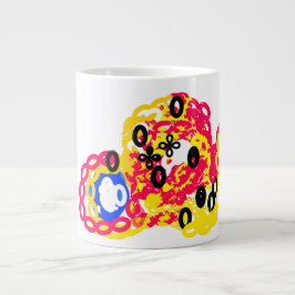 Octopus vreugde zomer spelen grote koffiekop