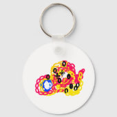 Octopus vreugde zomer spelen sleutelhanger (Voorkant)