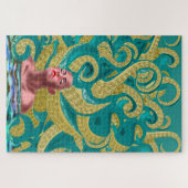 Octopus Vrouw - Kunst Legpuzzel (Horizontaal)