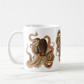  octopus Vulgaris, zeedieren Koffiemok (Links)