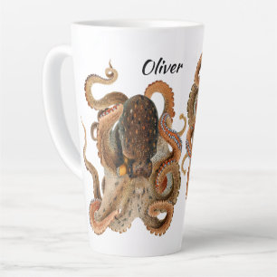 octopus Vulgaris, zeedieren Latte Mok