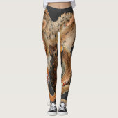  octopus Vulgaris, zeedieren Leggings (Voorkant)