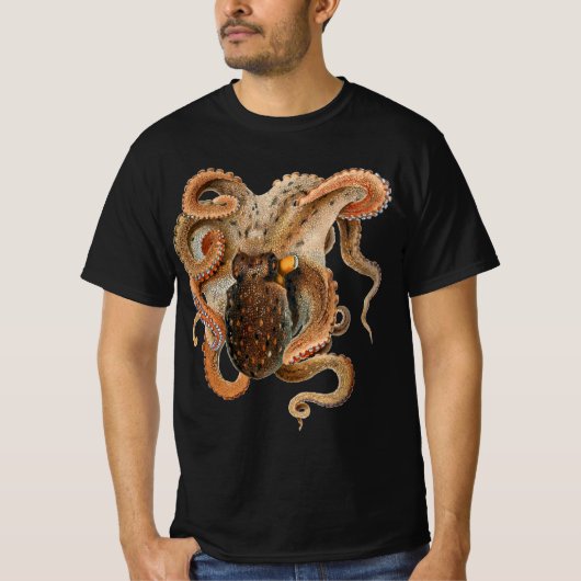 octopus Vulgaris, zeedieren T-shirt (Voorkant)