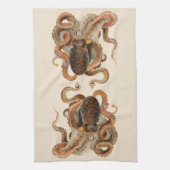  octopus Vulgaris, zeedieren Theedoek (Verticaal)