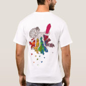 Octopus w/ Crystals back & fish front T-Shirt (Achterkant)