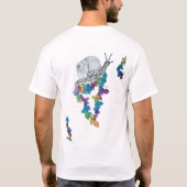 Octopus w/ Crystals front & Snail back T-shirt (Achterkant)