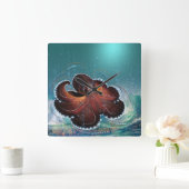 OCTOPUS - wandklok (Huis)