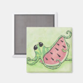 Octopus & Watermeloen Magneet (Voorkant / Achterkant)