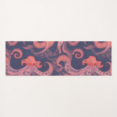 Octopus Waterverf Kleurrijk Gepersonaliseerd Patro Yogamat (Achterkant (horizontaal))