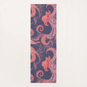 Octopus Waterverf Kleurrijk Gepersonaliseerd Patro Yogamat (Achterkant)