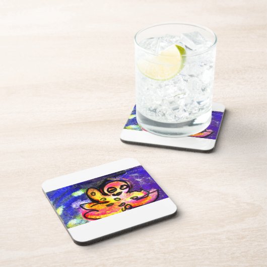 Octopus wave bier onderzetter (Rechterzijde)