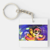 Octopus wave sleutelhanger (voorkant)