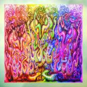 Octopus Window Cling Raamsticker (Vel 3)