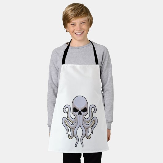 Octopus with 8 Arms & Skull Schort (Gedragen)
