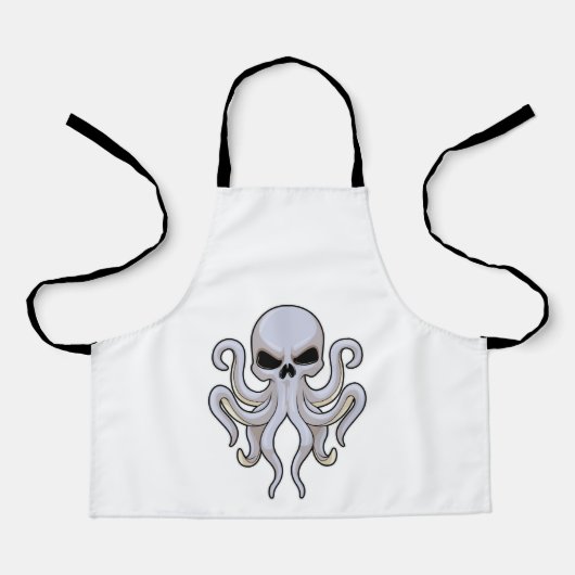 Octopus with 8 Arms & Skull Schort (Voorkant)