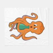 Octopus with Bottle.PNG Fleece Deken (Voorkant (Horizontaal))