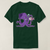 Octopus with Fish T-shirt (Design voorkant)
