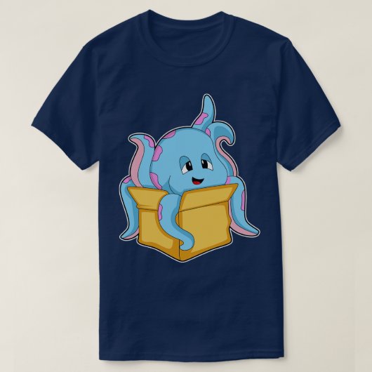 Octopus with Packet T-shirt (Design voorkant)