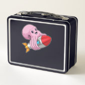 Octopus with Rocket (Achterkant)